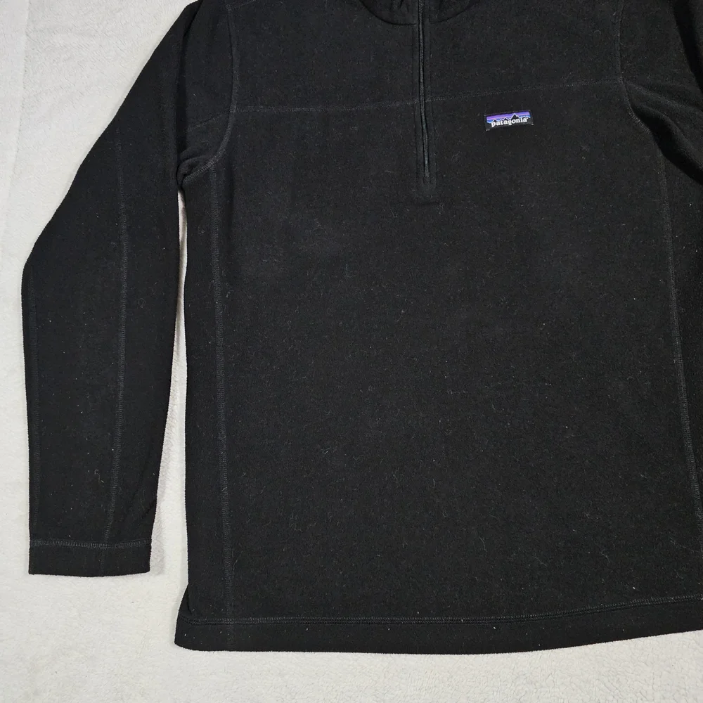Black Quarter-Zip Pullover